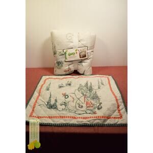 The Grinch Full/Queen Quilt & Sham (Incomplete)